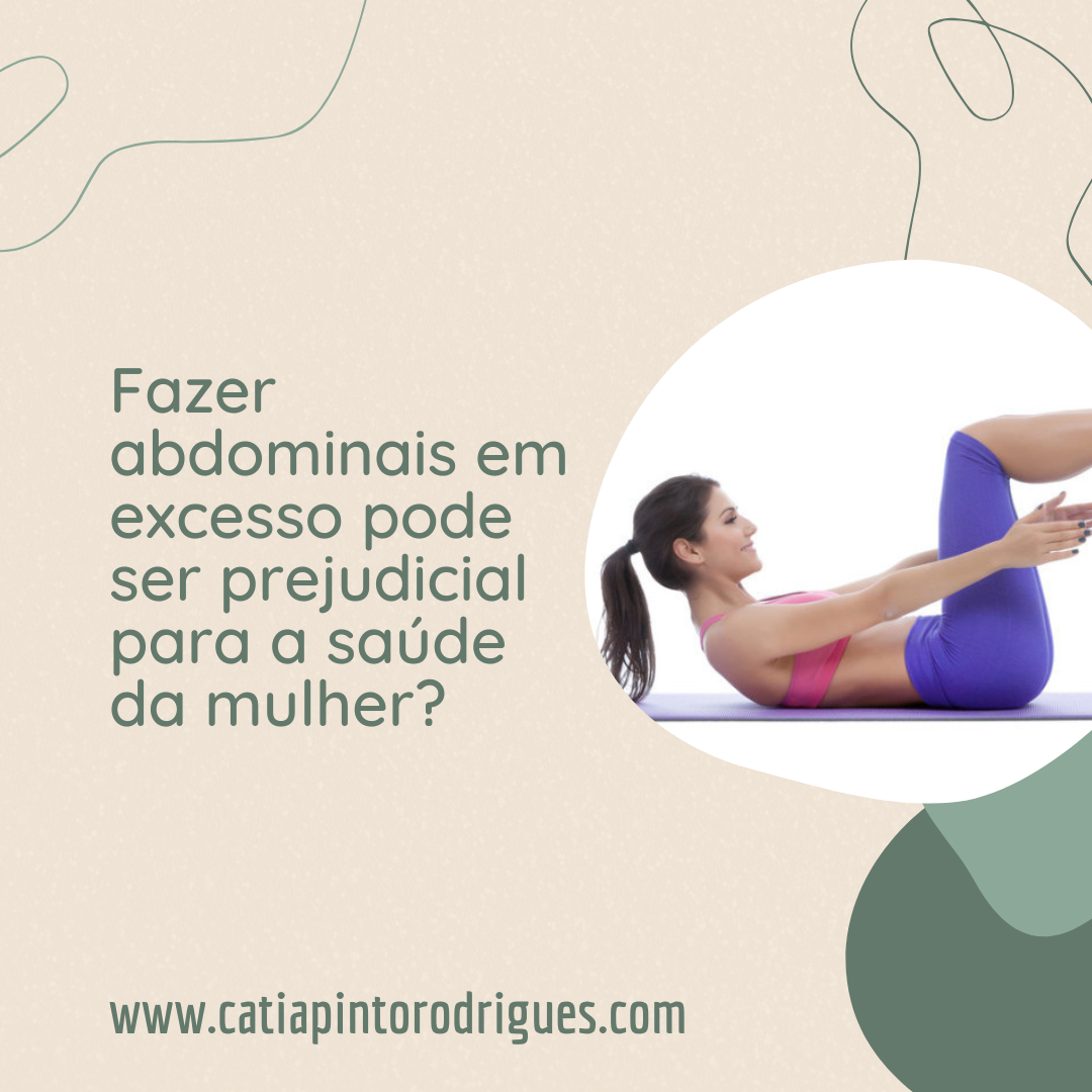 fazer abdominais em excesso pode ser prejudicial à saúde da mulher